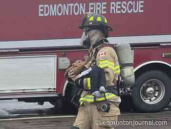 Five-year-old sent to hospital following house fire in northeast Edmonton