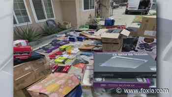 Delivery driver arrested for stealing merch from shipping company in San Bernardino County - FOX 11 Los Angeles