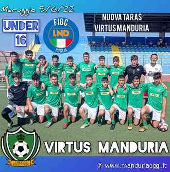 MANDURIA – Allievi provinciali, vittoria esterna per la Virtus Manduria: 2-0 alla Nuova Taras - ManduriaOggi