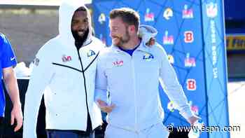 OBJ crashes Sean McVay's wedding; Rams coach loves it