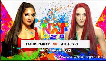 Two Matches Added To Next Week’s WWE NXT 2.0 - Wrestling Inc.