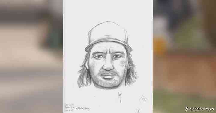 Cochrane RCMP release sketch of suspect in early week child luring attempt - Global News