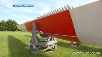 Staan de 2 windturbines langs de E314 in Tielt-Winge eind deze maand al recht? - ROB-tv