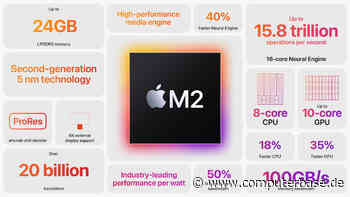 Apple M2: Mehr Leistung bei gleichem Verbrauch (Update)