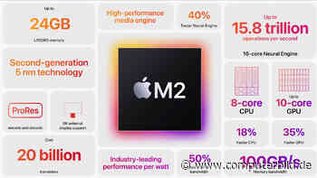 Apple stellt den M2 vor: Was bringt die neue Generation?