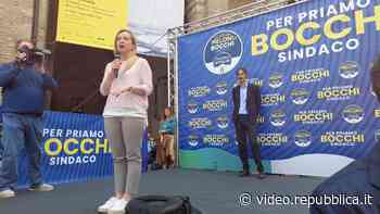 Elezioni, Meloni a Parma per il candidato Bocchi: 'Pronti a governare'. E attacca Pizzarotti - Repubblica TV