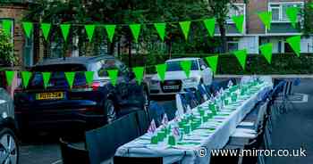 '72 empty Jubilee party seats scream of long wait for justice for Grenfell Tower victims' - The Mirror