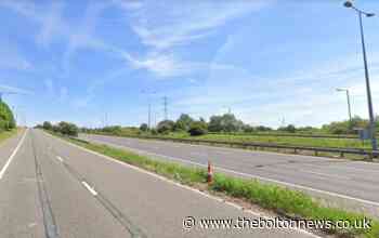 Accident on the M61 closes to lanes with minor delays from Farnworth