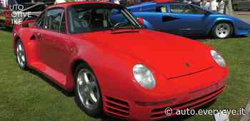 Rara Porsche 959 si mostra a Villa d'Este: è del 1989 ma sembra nuovissima! - Everyeye Auto