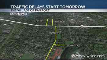 Construction will cause traffic delays in Fairport village
