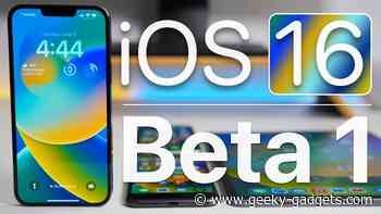 Apple’s iOS 16 beta 1 in action (Video)