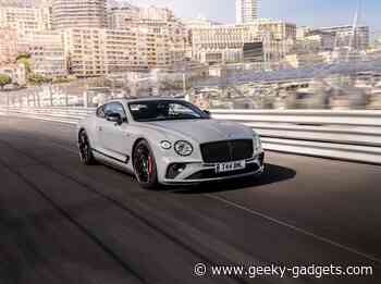 Bentley Continental GT S unveiled
