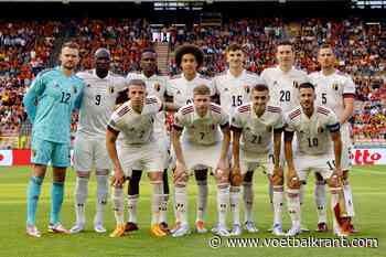 Primeur: Rode Duivels spelen tegen Polen in zwart shirt dat oorspronkelijk ontworpen was voor Red Flames