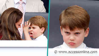 Prince Louis Makes Funny Faces At Kate Middleton With Temper Tantum At Queen's Final Jubilee Event - Access Hollywood