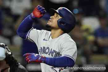 Bichette homers, Blue Jays top Royals 8-0 - Dawson Creek Mirror