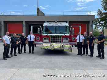 Cornwall Fire Service donates bunker suits - Cornwall Seaway News