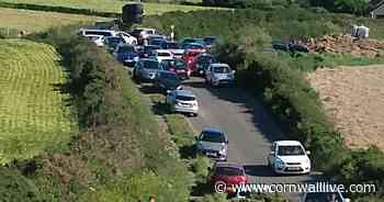 Porthcurno 'predatory' parking strikes again as tourists block coastguard - Cornwall Live