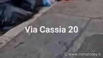 Piromani in azione, bruciano i cassonetti a Roma Nord