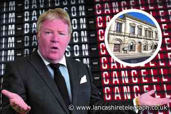 Burnley theatre say Jim Davidson will no longer be performing in October
