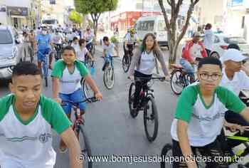 Bom Jesus da Lapa comemora Semana do Meio Ambiente com blitz ecológica e passeio ciclístico - Notícias da Lapa
