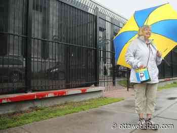 Ottawa police investigate 'mischief' call as paint splashed on sidewalk at Russia's Charlotte Street embassy