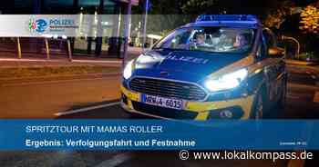 Spritztour mit Mamas Roller endet in Verfolgungsfahrt und Festnahme - www.lokalkompass.de