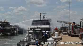 Fire breaks out on the Spirit of Norfolk