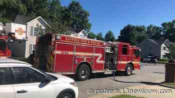 Family of 5 displaced after Suffolk house fire