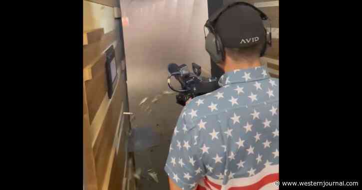 Kyle Rittenhouse Releases Video of Him Firing Automatic Gun, Ends with 8-Word Message for Biden