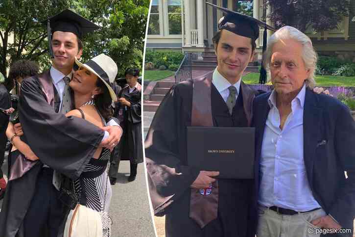 Catherine Zeta-Jones and Michael Douglas' son graduates from Brown University - Page Six