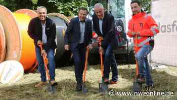 Erster Spatenstich: Schnelles Internet für 1100 Haushalte und Unternehmen in Jaderberg - Nordwest-Zeitung