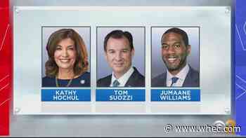 WATCH: Kathy Hochul, Tom Suozzi, Jumaane Williams face off tonight for New York governor primary debate