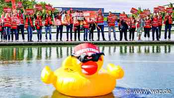 Tarifrunde Stahl: IG Metall weitet Warnstreiks in Essen aus - WAZ News