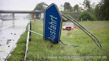 Mindelheim: Schwere Unfälle auf der A96 wegen Starkregen | Mindelheimer Zeitung - Augsburger Allgemeine