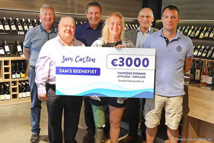 Wijnverkoop Kiwanis levert 3.000 euro op voor Sam‘s Beenefiet