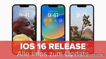 iOS 16 Release: Alle Infos zum Update - COMPUTER BILD - COMPUTER BILD