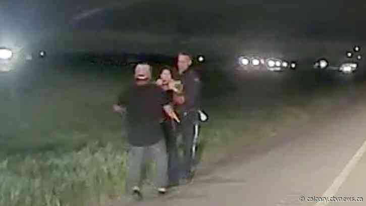 Vehicle stolen with 5-month-old inside, Strathmore, Alta., RCMP make arrest