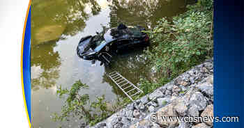 Man with medical issue plunges car into White Rock Creek - CBS News