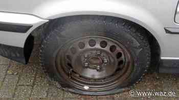 Unbekannte zerstechen Reifen geparkter Pkw in Witten - WAZ News