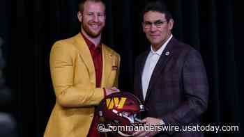 Ron Rivera praises Carson Wentz, compares him to Philip Rivers - commanderswire.usatoday.com