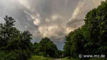 Gewitter zum Wochenstart in Sachsen-Anhalt - Unwetterwarnung für Region Wittenberg - Mitteldeutsche Zeitung