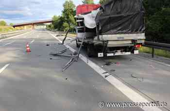 API-TH: Unfall Standstreifen - Glück im Unglück