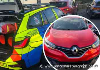 Driver of stolen car on cloned plates arrested after police pursuit