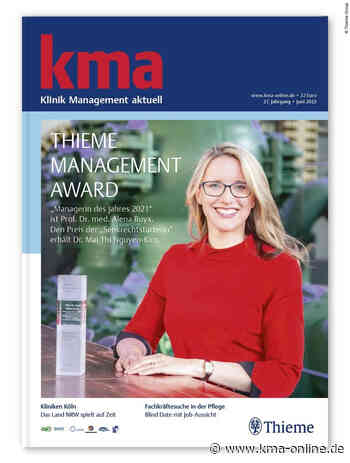kma 6/2022: Thieme Management Award – kma Online - kma Online