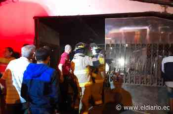 Incendio afecta a un taller de muebles en El Guabito - El Diario Ecuador