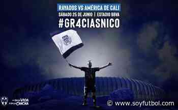 Rayados realizará homenaje a Nico Sánchez en el juego vs América de Cali - Soy Futbol