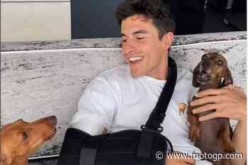 Marc Marquez torna a casa dopo l’intervento salva-carriera