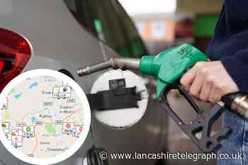 The least and most expensive places to buy petrol in East Lancashire