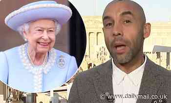 GMB's Alex Beresford apologises to The Queen for not wearing a tie outside Buckingham Palace - Daily Mail