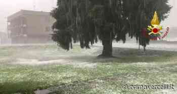 Il video della violenta grandinata a Varallo Sesia - Prima Vercelli